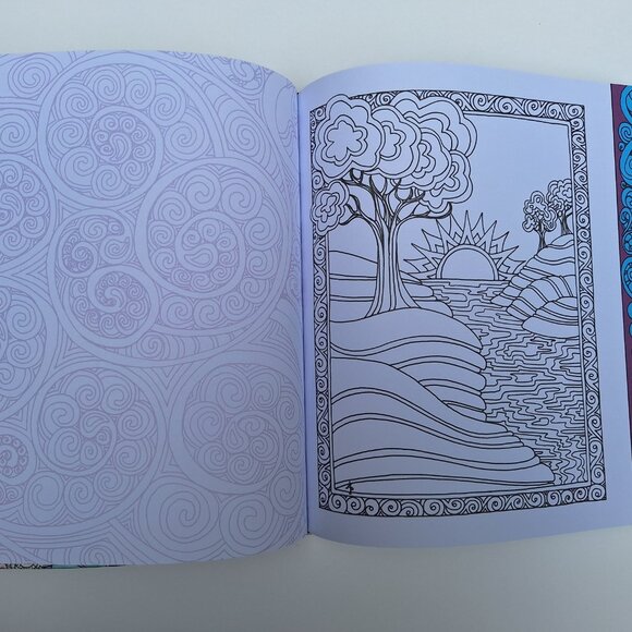 Color Me Calm: 100 Coloring Templates for Meditation and Relaxation - Picture 2 of 5